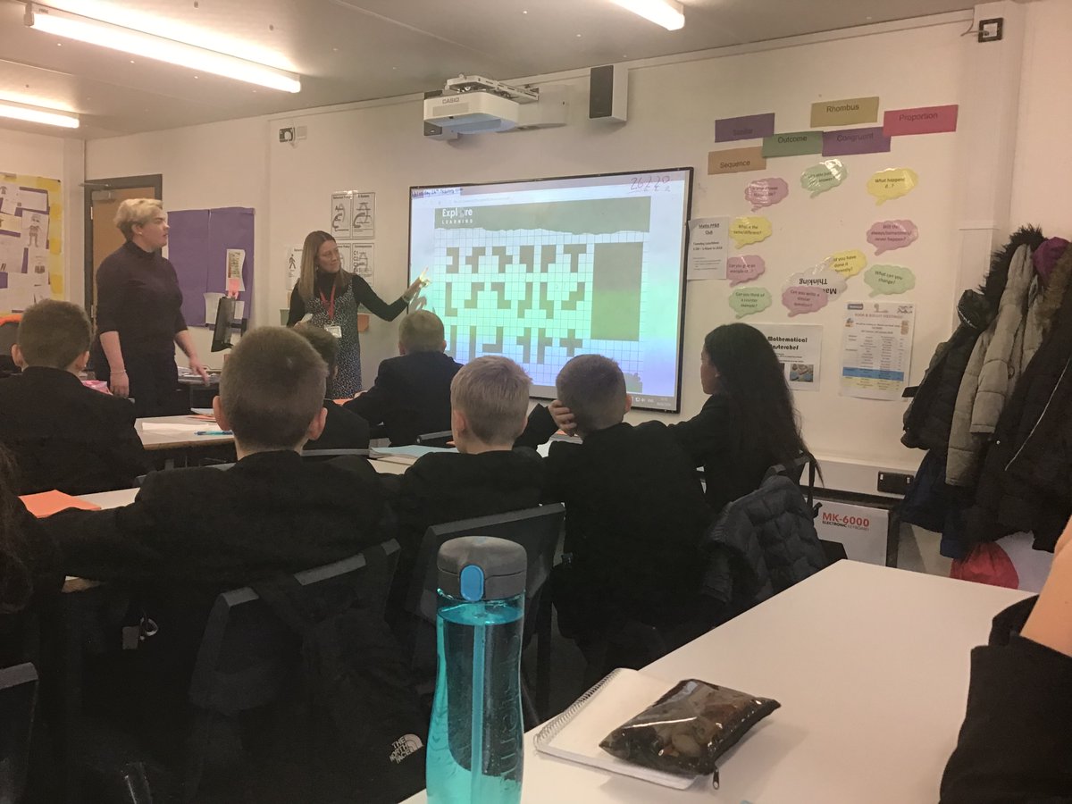 LaurusRyecroft's tweet photo. Our final problem solving workshop with @exploretutors saw our Year 7s tasked with redesigning the Queen's gardens today. Their knowledge of area and perimeter helped them with their royal makeover! #mathsclass https://t.co/r2pcA2MJOB