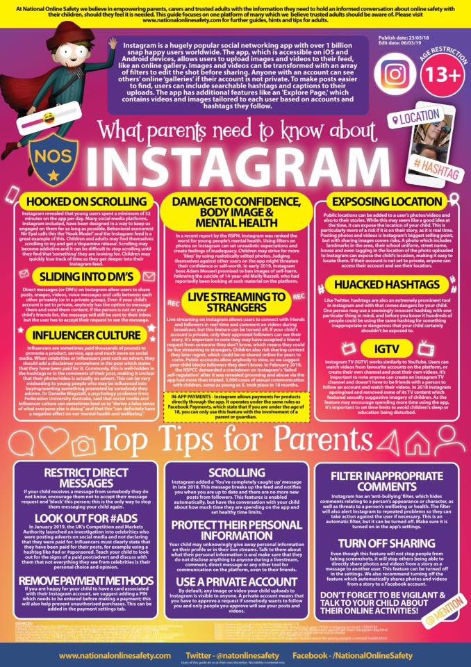 BreauxC12's tweet image. @IbervilleSchool parents- Help our students be internet safe! nationalonlinesafety.com/guides #ActforImpact #navigatingsocialmedia