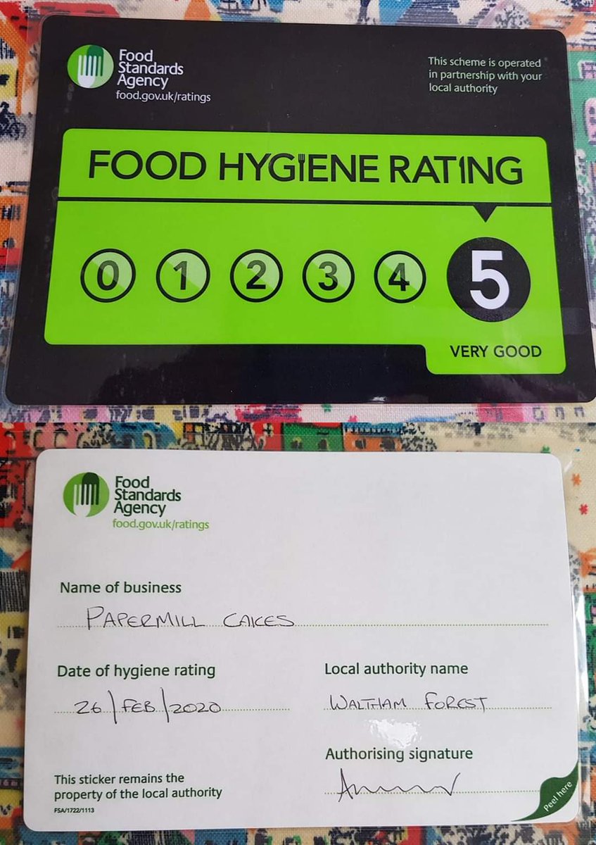 PapermillCakes's tweet image. Whoo hoo!
#Hygienerating #5star #cake #trustwhoyoubuyfrom