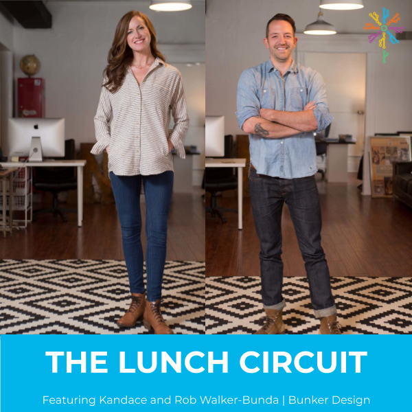 StartupCherokee's tweet photo. What advice would you give to wantrepreneurs? Kandace and Rob Walker-Bunda of Bunker Design say: "You have to be a certain type of person to do this like being a continual learner &amp; creator". Hear their story 3.11 at Lunch Circuit: https://t.co/nNklm0RqR4 
#diggrindhatch #eship https://t.co/b0YdDHxwaB