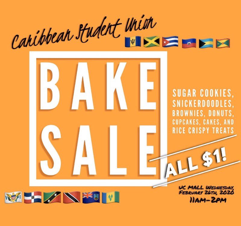 UNCPcsu's tweet photo. OUR BAKE SALE IS TODAY!! Come get your sweets made by our sweet club members 🥰 https://t.co/Nj63f3Xq4H