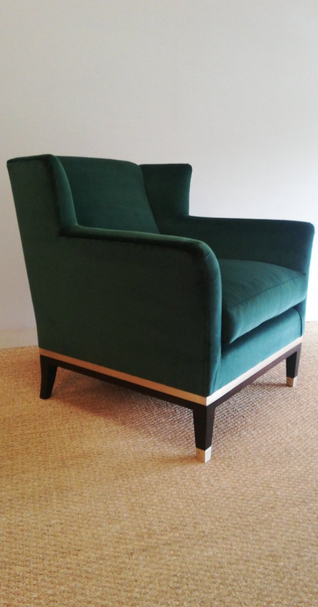 theoddchairco's tweet photo. On it's way to the Belgravia showroom is our handmade Kelly Armchair in a new look...#handmade #chairdesigns https://t.co/zo0WtIdu27