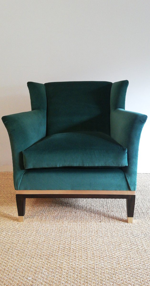 theoddchairco's tweet photo. On it's way to the Belgravia showroom is our handmade Kelly Armchair in a new look...#handmade #chairdesigns https://t.co/zo0WtIdu27