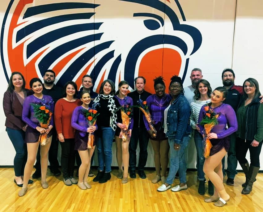 OeDance's tweet photo. Congratulations to our seniors!!  Thank you so much for your leadership and dedication to our team.  Looking forward to seeing where the future leads each of you!!  🧡💙🧡💙 https://t.co/KdsWfryqTq