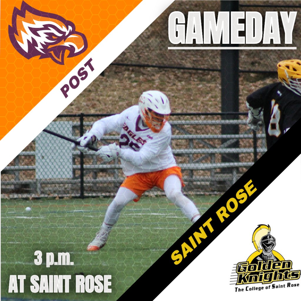 GoPostEagles's tweet photo. The @Eagles_MensLax team heads on the road to The College Of Saint Rose to take on the Golden Knights in a non-conference game. Follow along here: 

Video: https://t.co/6DALk9A4KR
Live Stats:  https://t.co/n5QMZYvRpg https://t.co/t9yCWgexn1