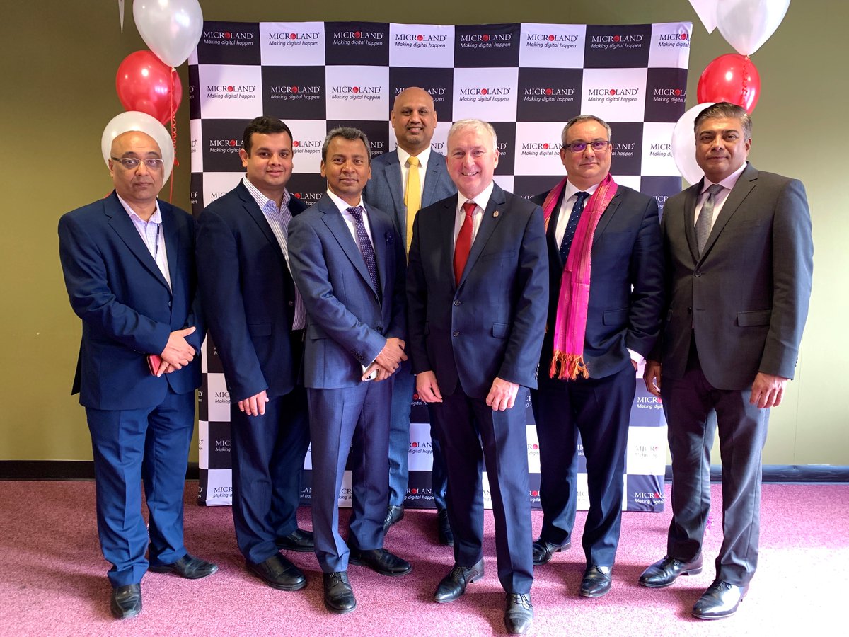 invest_wm's tweet photo. .@MicrolandLtd, India’s leading #digital #IT transformation company, today inaugurated its state-of-the-art Digital Hub in #Birmingham, to serve its European customers.

The Bourneville-based facility is expected to accommodate up to 200 Microlanders > https://t.co/xc6kCIu9i7 https://t.co/pNtmHMg2Da