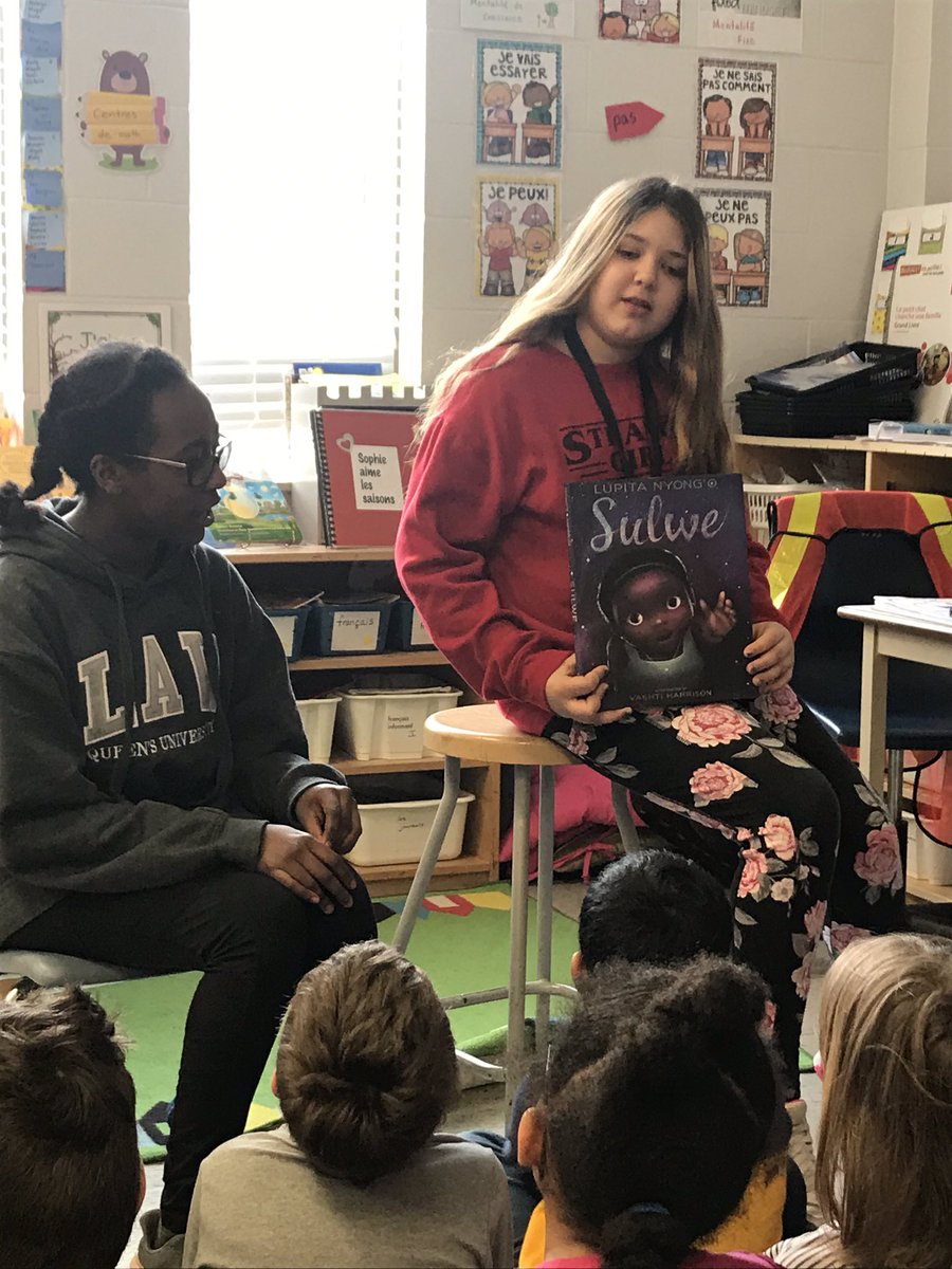 TrinkaPsellas's tweet photo. Thanks to our friends from Mme Shanahan’s class. We enjoyed Salwe very much! #BlackHistoryMonth2020 https://t.co/dOWdMZMYrc