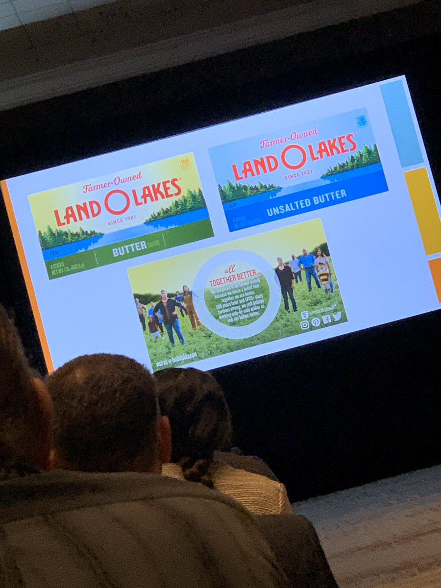 BuckeyeHannah's tweet image. New @LandOLakesInc packaging puts farmers front and center. “We’re giving people a reason to buy - and it’s you.” - @BethFordLOL “This has been very well-received in the marketplace.”