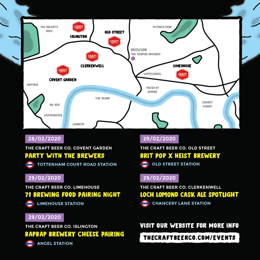 thecraftbeerco's tweet photo. We're celebrating all things independent and beery THIS WEEKEND. Starting with our main event at Covent Garden 'Party with the Brewers' showcasing 11 awesome breweries on FRIDAY! We're also running a series of smaller events, more info here: https://t.co/JVDXxIj0Cm https://t.co/kfDdfYYDOC