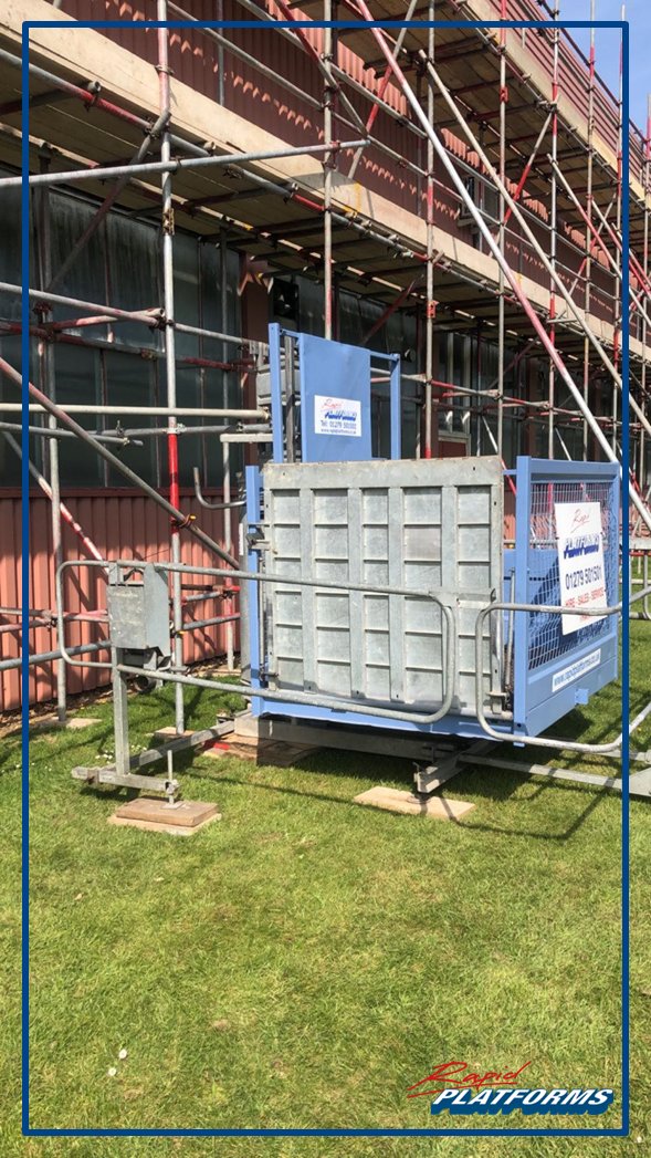 RapidPlatforms's tweet photo. Need help with choosing the correct construction #hoist for your site? Call us on 01279 501501 and we can provide a free site survey #scaffolding #construction #constructionmanagement #builder #roofer #sitesurvey #civilengineering #constructionuk https://t.co/DusiJRjBfv