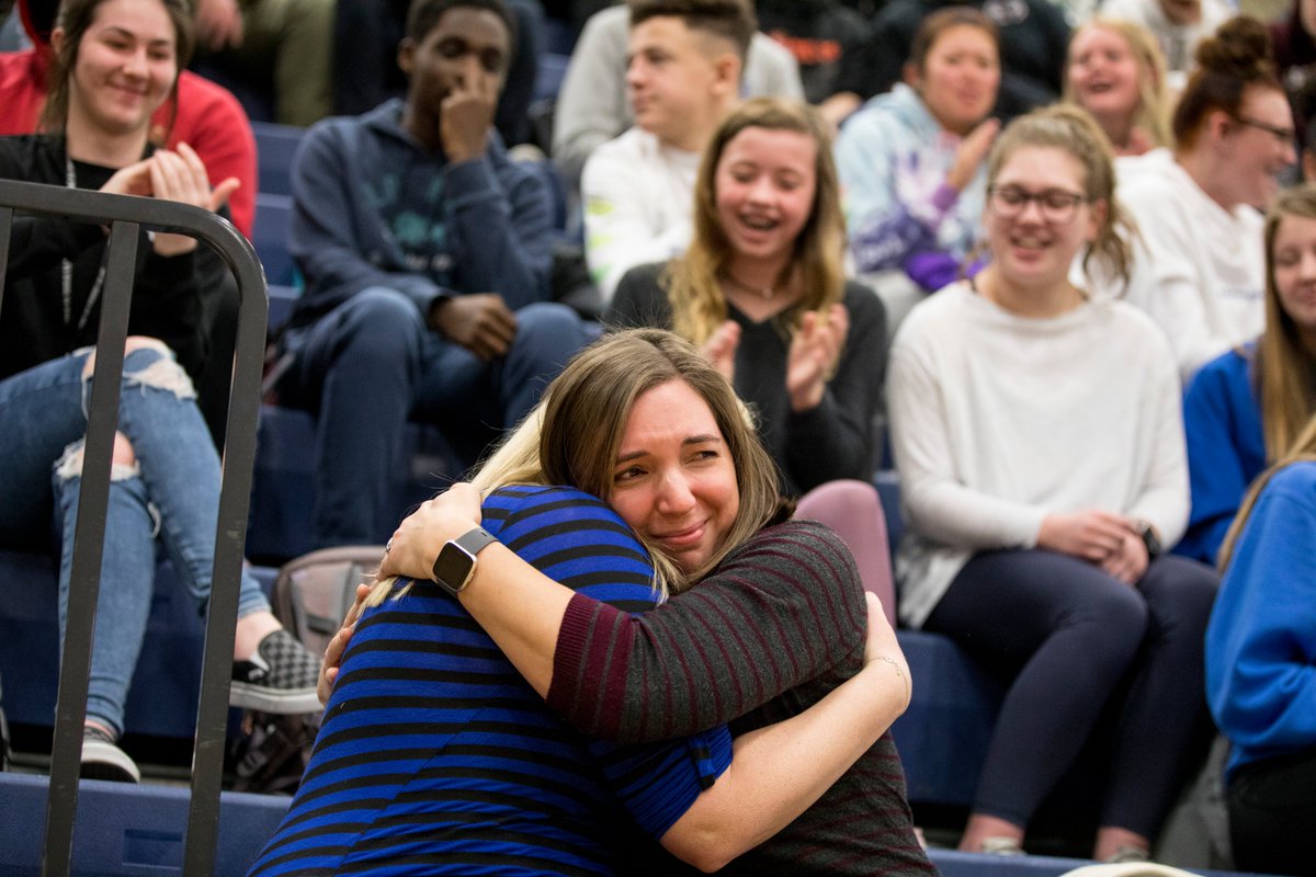 Congrats to <a href="/scotteagles/">Scott High School</a>
math teacher Laura Cole for receiving the Milken Educator Award... and $25,000.