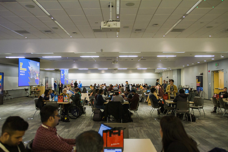 NTTDataSpain's tweet photo. Nuestro equipo de #Industria de #everis viajó el pasado fin de semana a Seattle para asistir al #HackAIR, donde trabajaron en soluciones para reducir las dificultades a las que se enfrenta el colectivo de Personas con Movilidad Reducida durante su viaje en avión.
#RSC #IATA #NDC https://t.co/9EOLkq6fN0