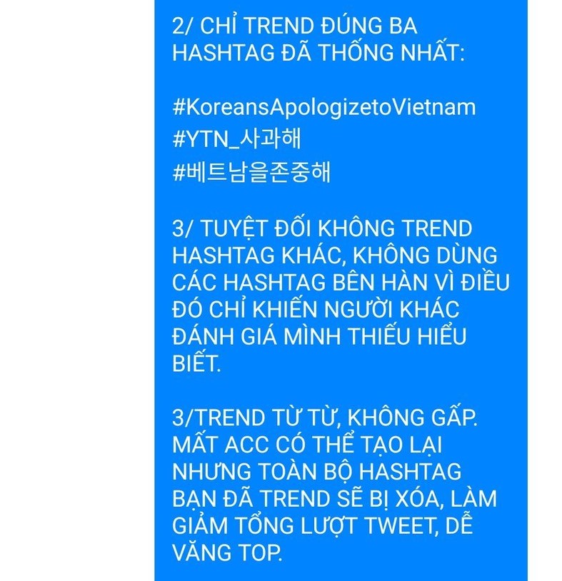 NinhGiang13's tweet photo. Chiến đấu đi các bạn trẻ. 
#KoreansApologizetoVietnam
Hãy xin lỗi Việt Nam. 
#YTN_사과해 
Hãy tôn trọng Việt Nam
#베트남을존중해 https://t.co/FGHbRsSsAo