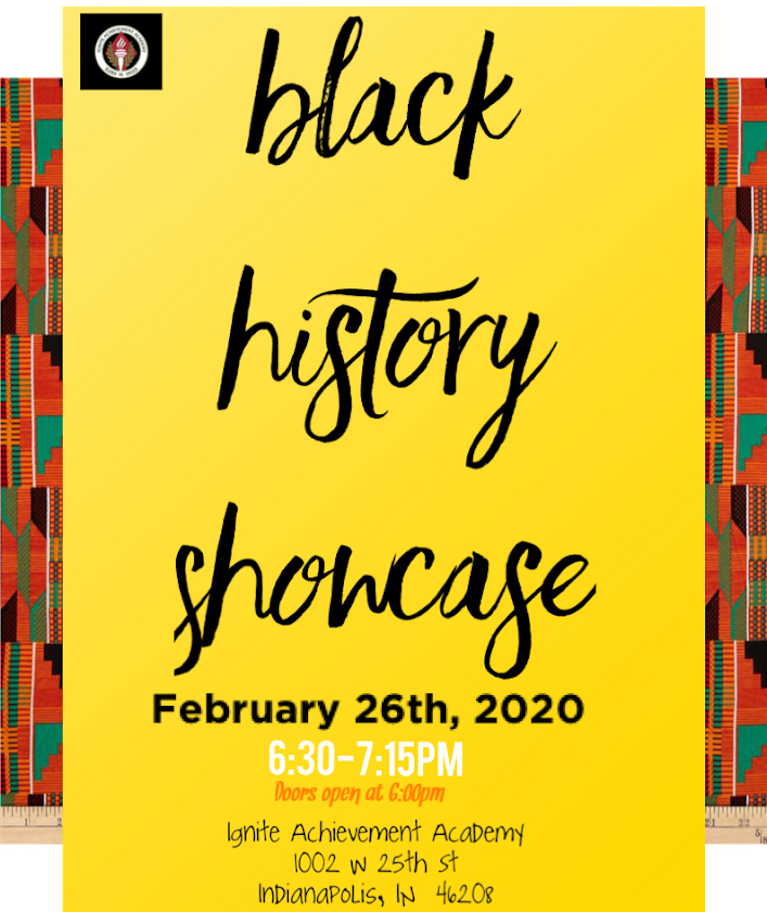 igniteindy2017's tweet photo. Don’t forget to join us TONIGHT for our annual #BlackHistory Showcase! Doors will open at 6pm and the showcase will begin at 6:30pm. See you there!

#IgniteIndy #community #ittakesthewholevillage #ubuntu https://t.co/fBlPyKZL0Y