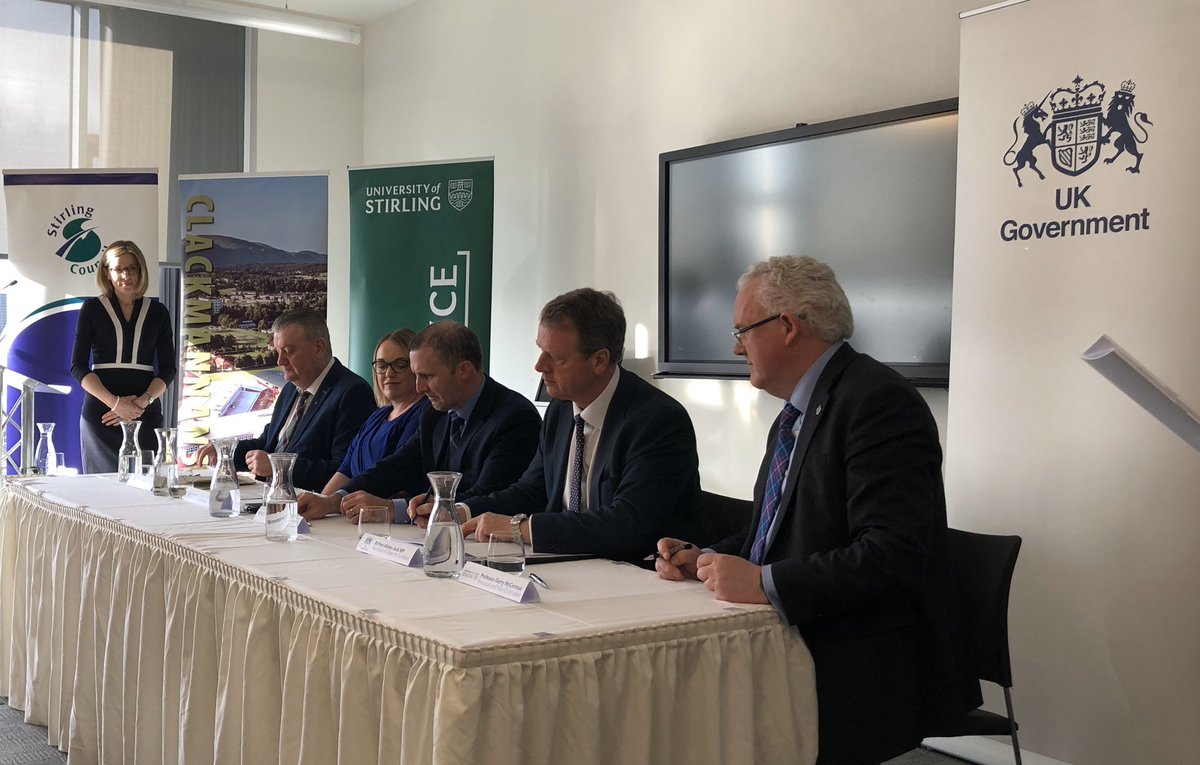 Today the Secretary of State for Scotland, Alister Jack, met with partners to sign the Stirling and Clackmannanshire City Region Deal: gov.uk/government/new… #StirlingClacksCityDeal