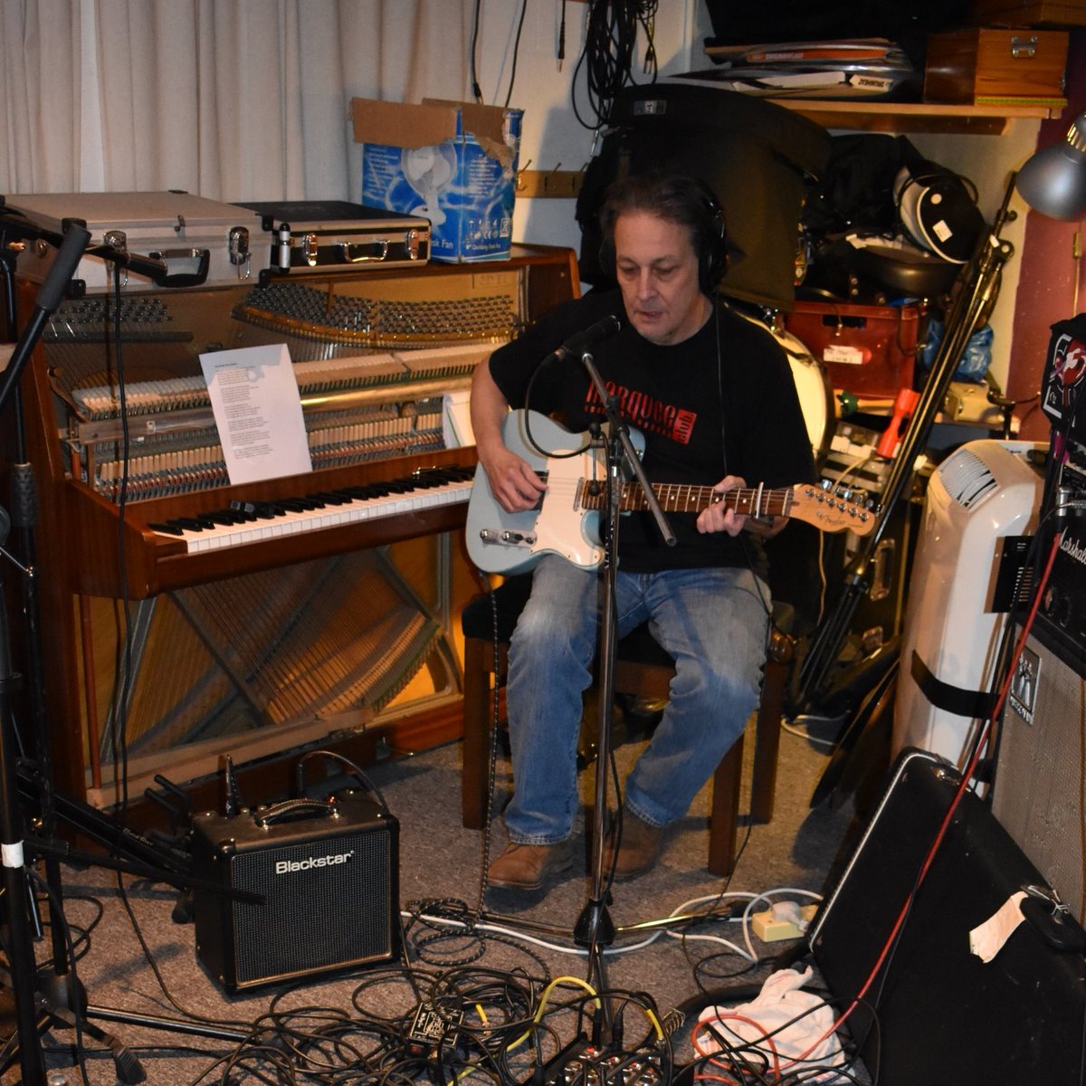 Recording session at Attic Sounds