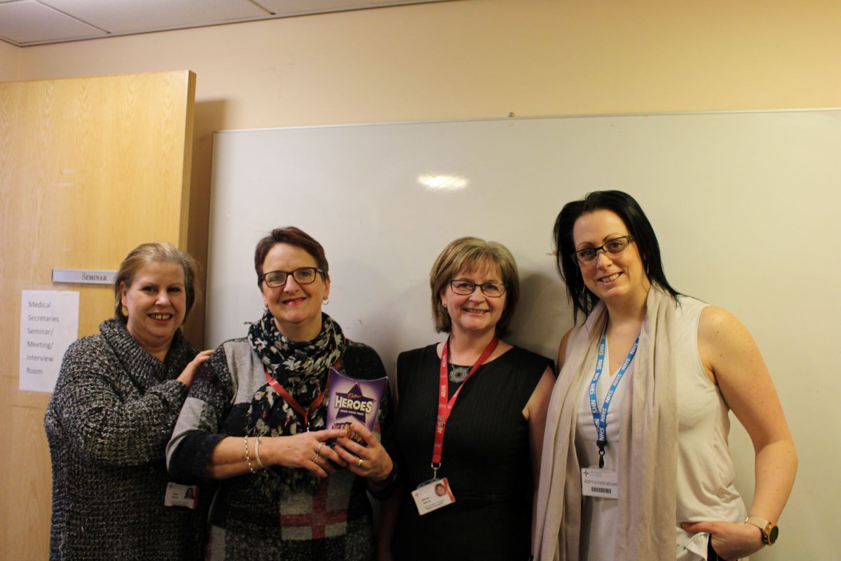 AneurinBevanUHB's tweet photo. Today's Winter Heroes are the Endocrine Secretaries, nominated by Specialist Nurse, Emma Hodgson. Emma said: "While I have been off on bereavement leave they have worked together with Sister and ward staff to ensure my patients have received their treatments." #BeAWinterHero https://t.co/mC7KEJSdfi