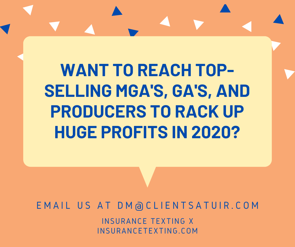 InsuranceText's tweet image. Stop spending too much money on #email recruiting and get more producers placing business without having to talk to people that waste your time.

Email us at dm@clientsatuir.com or call us now at (702) 458-9833 x101!

Slots are limited so hurry!

#HumpDay #WinItWednesday #WinsDay