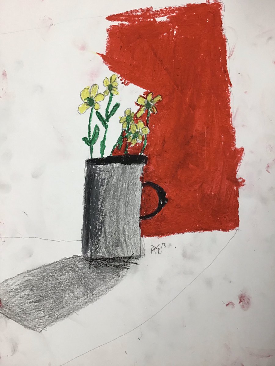 llanrhidianp's tweet photo. #PryCop have been taking inspiration from Vincent Van Goghโs famous Sunflowers to create their own masterpieces with daffodils. #LlanExp https://t.co/19uZsiUweP