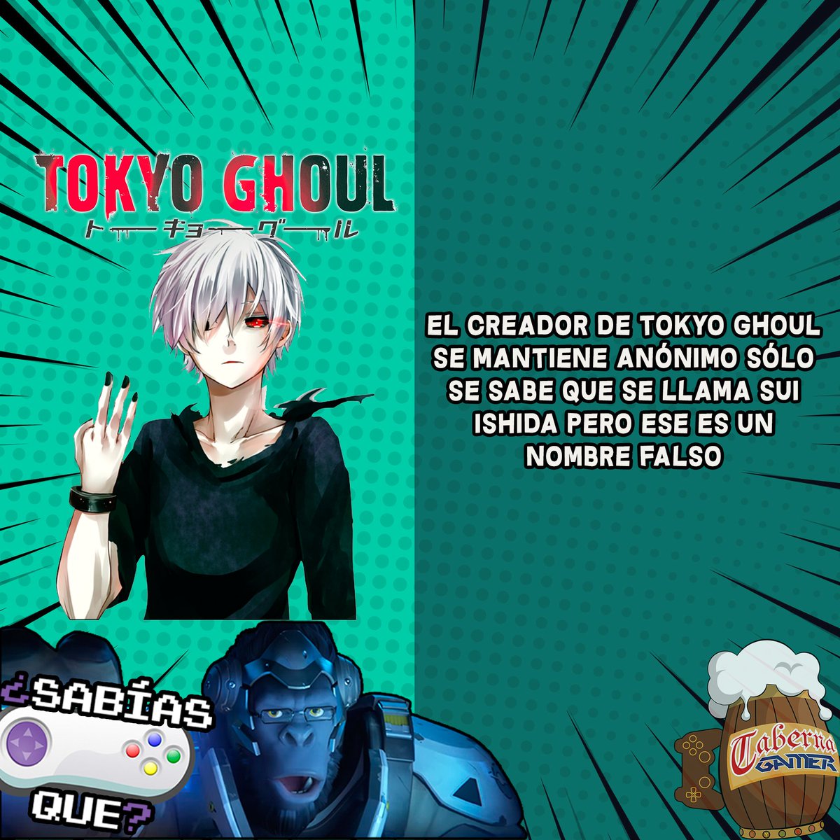 gamer_taberna's tweet photo. Miércoles de compartirte un dato que probablemente no conocías.

Síguenos en @gamer_taberna 

#TabernaGamer #gamer #anime #videojuegos #videogames #otaku #friki #geek #gamers #entretenimiento #games #akibakei #gaming #memes #curiosidades #sabiasque #TokyoGhoul #DragonBall https://t.co/4BebH3yNww