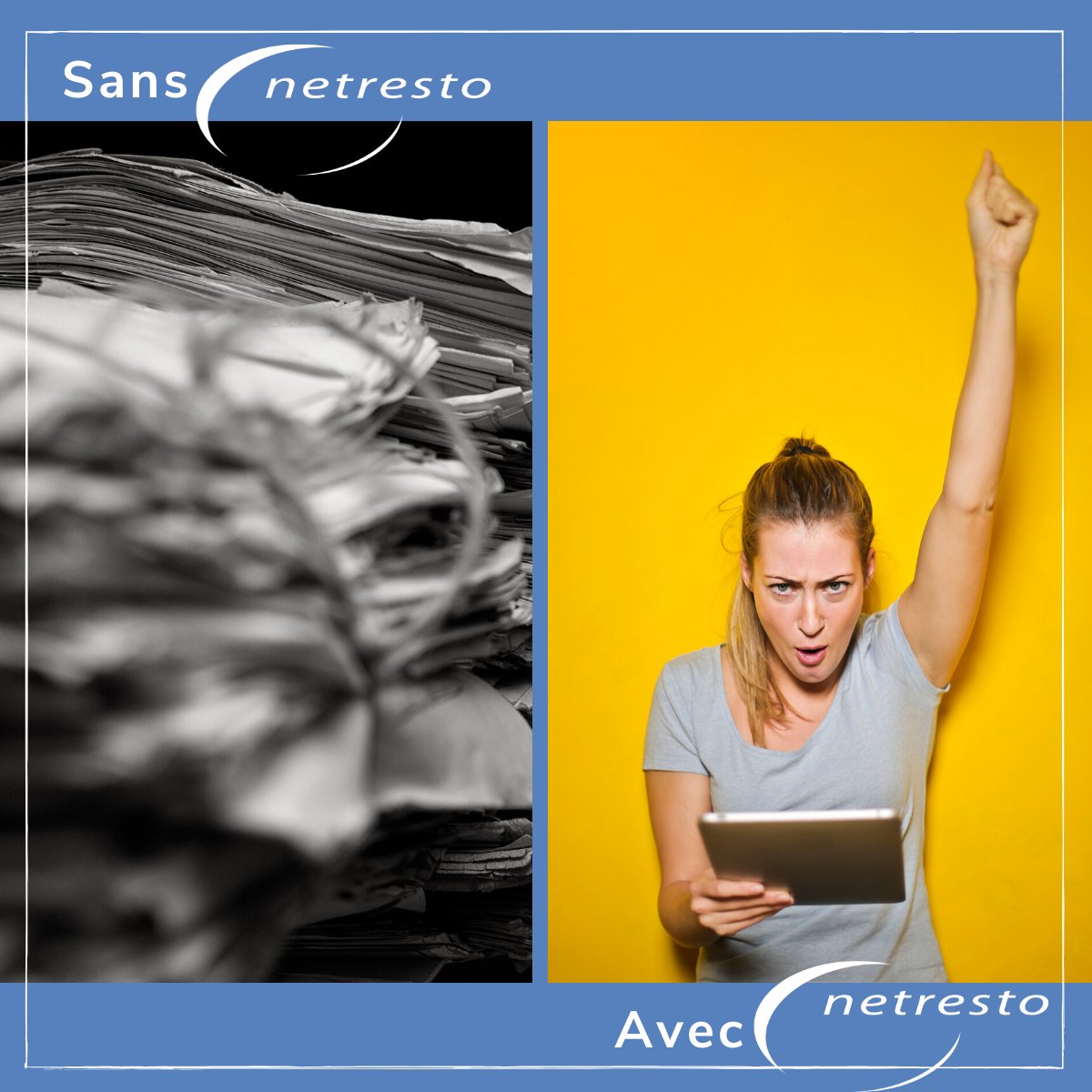 Avec Netresto, fini l'archivage de tous les papiers administratifs de votre restaurant !

Simplifiez-vous l'administratif ▶︎ netresto.com