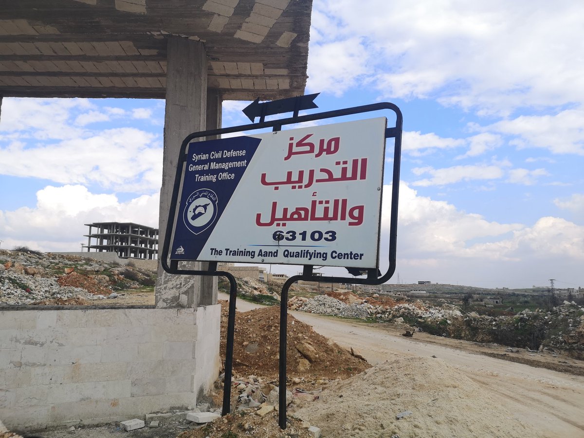 VanessaBeeley's tweet photo. #maaratalnuman #Idlib yet again #WhiteHelmets Centres next to #Nusra_front military/weapons HQ (Photo not shown) and in midst of terrorist-occupied buildings. Full article to follow. How much more evidence needed? #IndependentEnquiry. https://t.co/2pZwrOIxEN