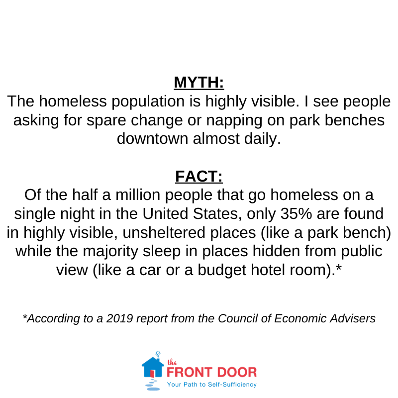 Our perception of the homeless is often driven by those who are most visible. Learn more about the families we serve here: frontdooragency.org/about/success-…

#themoreyouknow