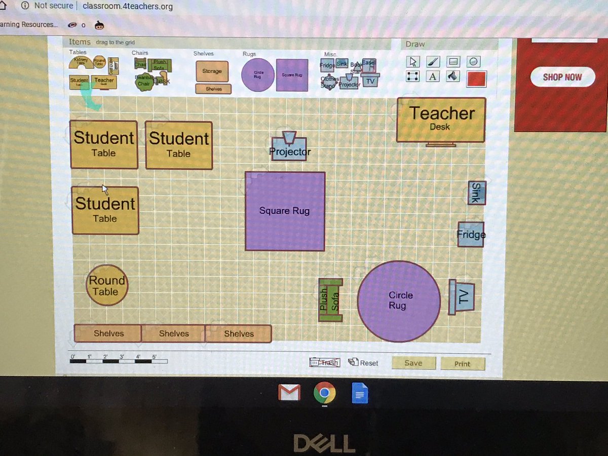 SouthwardIn2nd's tweet photo. #DLDayz are in full swing today! Making maps online to design a classroom! We will add a key to our maps later on! #CCSDLD20 https://t.co/D220BMgXON