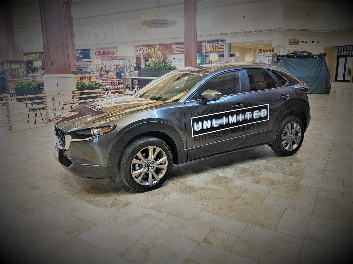 While you are at <a href="/LansdownePlace/">Lansdowne Place</a> check out the new 2020 CX-30 - it's a beautiful, functional, and fun addition to our award-winning line of vehicles. #mazda #CX30