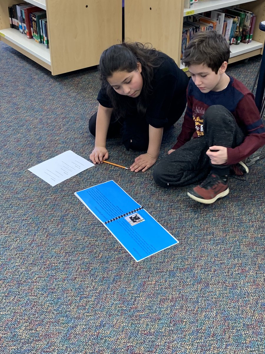 msgembarasclass's tweet photo. Thank you 5th graders for coming to our Scavenger Hunt Publishing Party! @D59Ridge @LiaMarvu @MrsSorengsClass @MissSantelli5th https://t.co/STPjt55miG