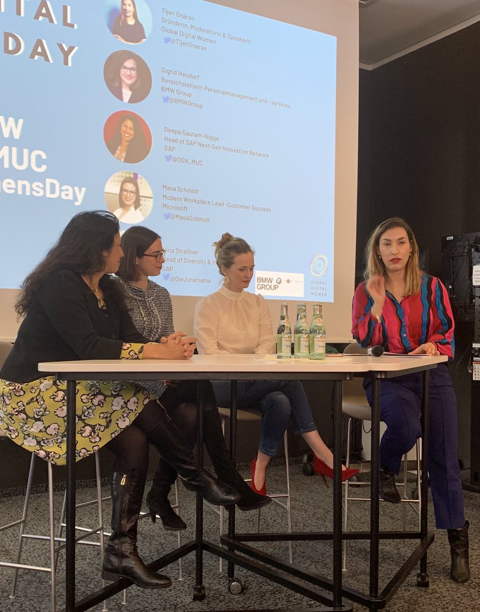Welche Frage können und wollen wir auf Panels nicht mehr hören?
„Was ist mit dem Kind, wenn du so viel reist?“ @DGN_MUC Taffe Antwort: „das ist im Keller“ 😅
Kinder haben in der Regel 2 Eltern 👆🏻
 #gdwxbmw <a href="/gd_women/">Global Digital Women</a> <a href="/BMWGroup/">BMW Group</a> 
<a href="/TijenOnaran/">Tijen Onaran</a> <a href="/MasaSchmidt/">Maša Schmidt</a> @DieJuramama