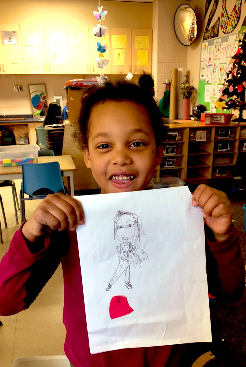 “Mrs. Stanchev I want to draw you please.” I responded sure! “But you can’t move!” She added. “Hmmm that’s going to be a challenge”, I said. “Ah I can take a picture of you!” she figured. She’s quite an artist isn’t she? Bravo AT 👏🏽 #problemsolving #littleartist <a href="/ThornwoodPS/">ThornwoodPS</a> 💝