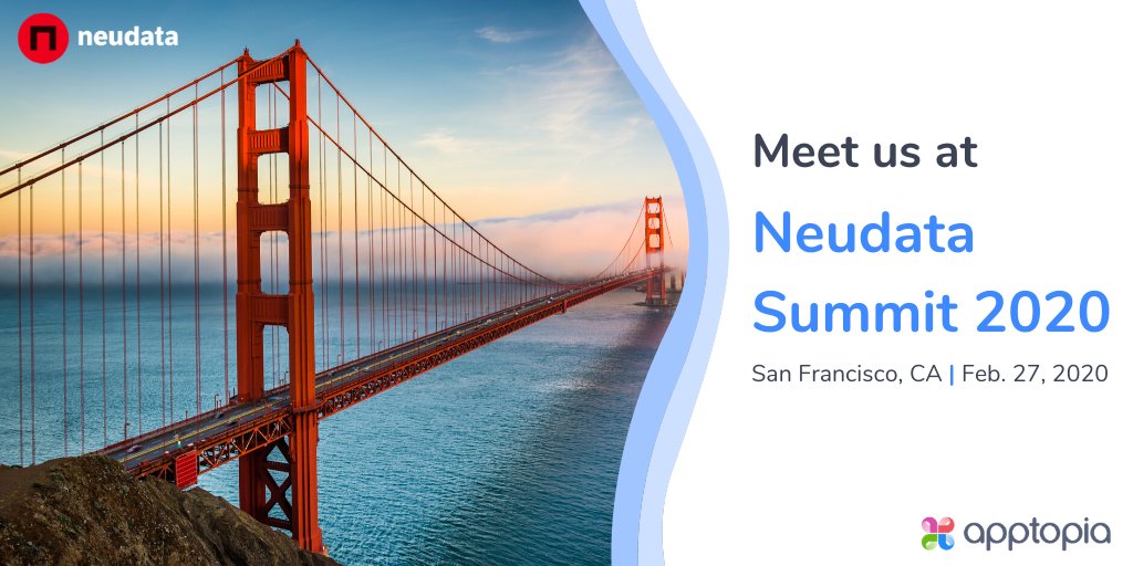 data_ladies's tweet image. #RT @Apptopia: Our team is headed to San Francisco✈️ for the #NeudataSF2020 summit tomorrow. Let&apos;s meet up and talk data. 

➡️Drop us a line on here or email our dedicated Finance Specialist @cemmel19 at cemmel@apptopia.com.  
 
 @neudatalab #NeudataSF #…