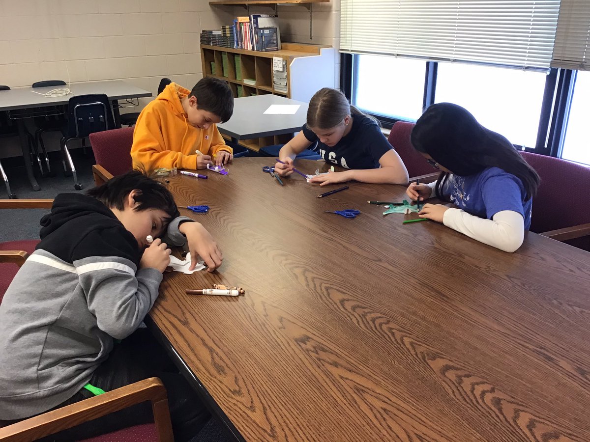 Working hard on paper circuits today! We are definitely testing patience and resiliency of all kids coming through the challenge! #weared34 #glengroved34