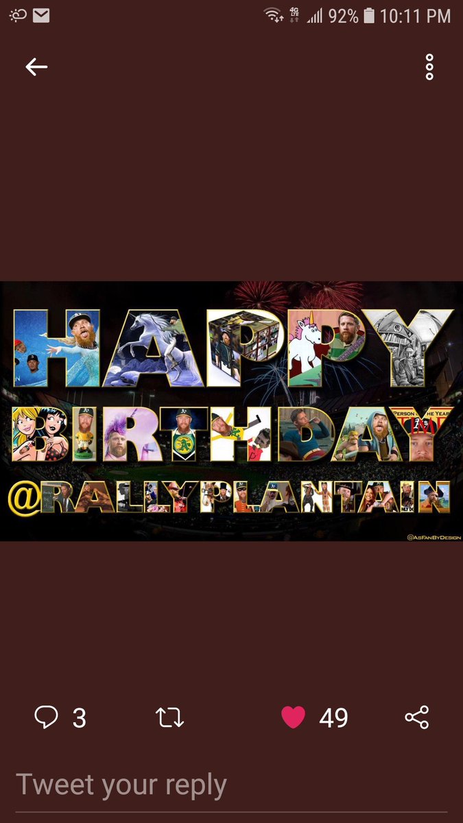 RallyPlantain's tweet photo. Today would have been @RallyPlantain's birthday. We miss you something fierce and celebrate you always. https://t.co/h2dNZV3e88