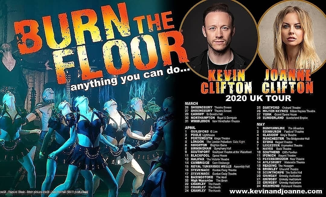 BURN THE FLOOR are bringing their 2020 tour to the UK very soon!! Have you got your tickets yet? Head to 🎟️kevinandjoanne.com 🎟️ to get your tickets now! 🔥

#dance #ballroom #strictly  #cast #rehearsal #theatre #uktour #wednesday #dancedance #kevinclifton #joanneclifton