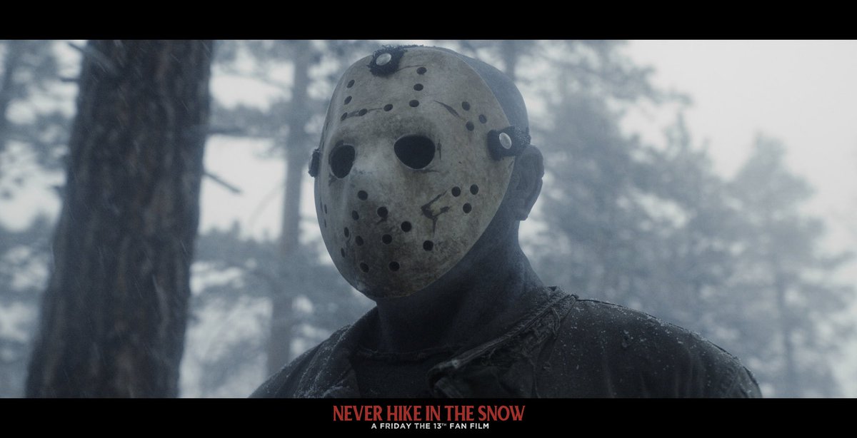 Hot off the presses from DP Evan Butka (@ebutka), check out the first image of Ghost Jason from actual footage of Never Hike in the Snow!
:
Shot on Red Helium (@reddigitalcinema) with Tokina cinema lenses. (@tokinausa)
:
Indiegogo closes 3/13 - Back Here: indiegogo.com/projects/never…