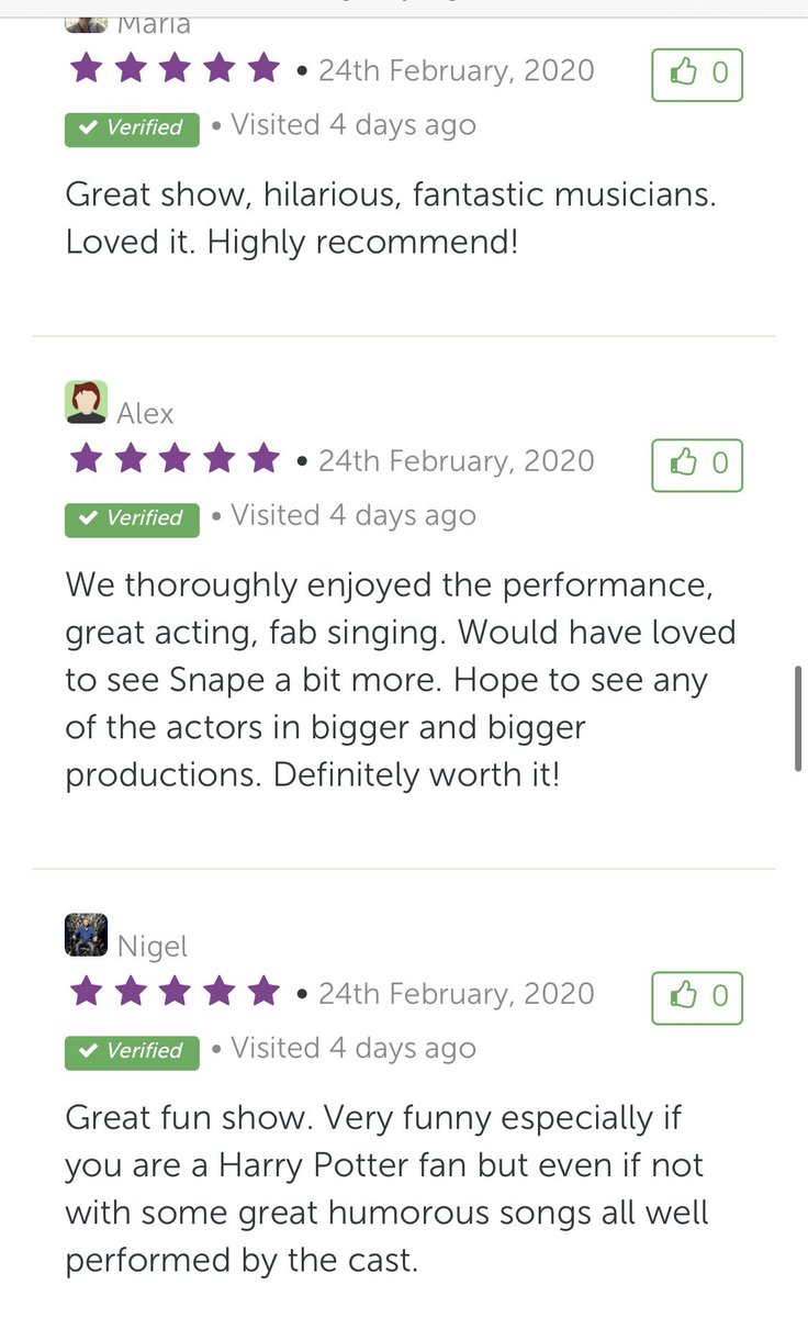 KatarinaHardy's tweet photo. Some more gorgeous reviews of @voldemortshow We do love you Birmingham muggles ❤️🐍 @OldJointStock https://t.co/tUunxj2brp