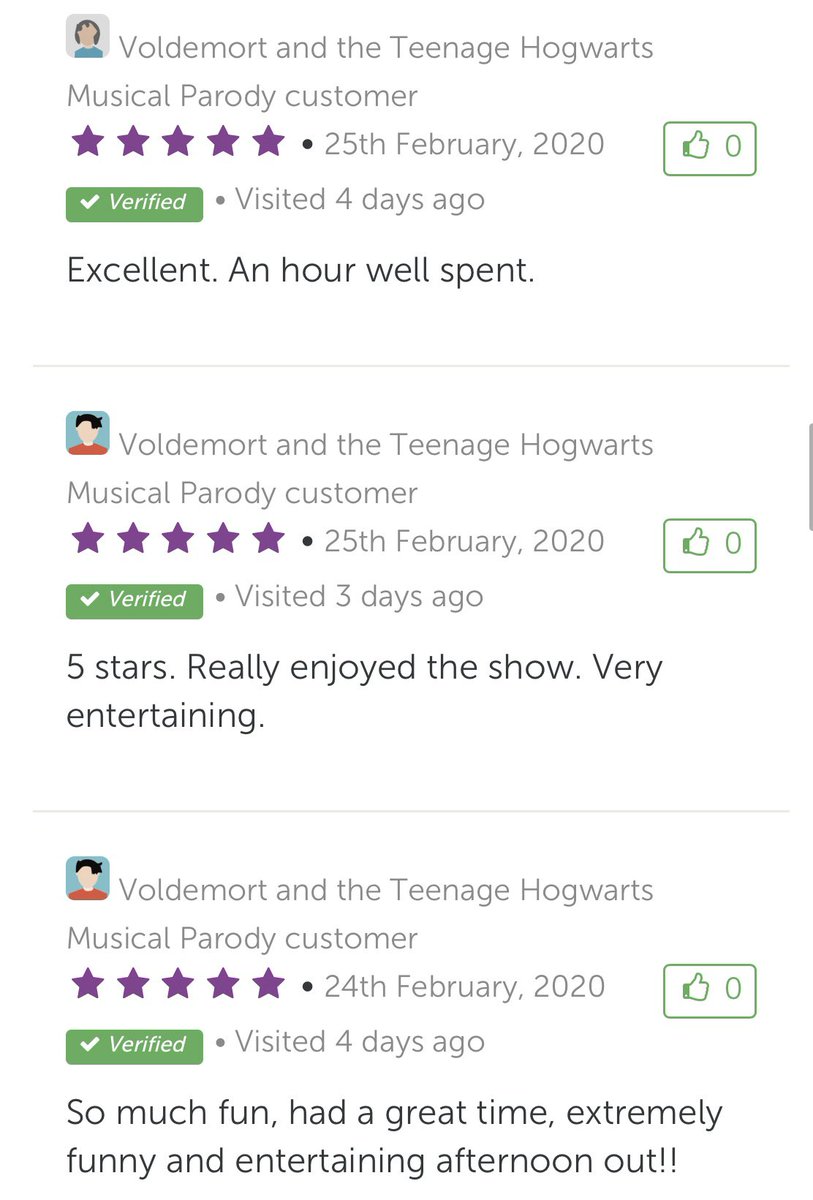 KatarinaHardy's tweet photo. Some more gorgeous reviews of @voldemortshow We do love you Birmingham muggles ❤️🐍 @OldJointStock https://t.co/tUunxj2brp