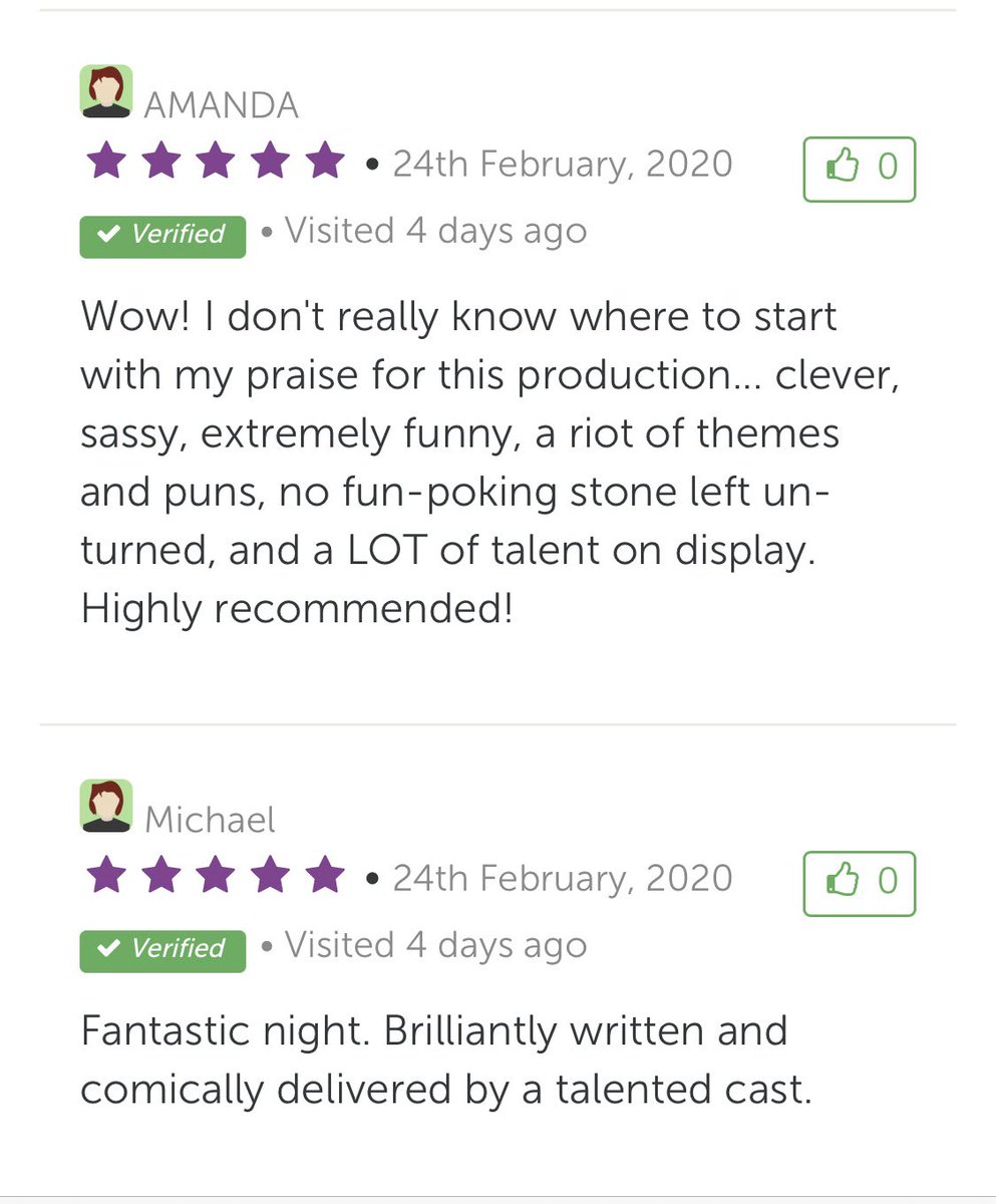 KatarinaHardy's tweet photo. Some more gorgeous reviews of @voldemortshow We do love you Birmingham muggles ❤️🐍 @OldJointStock https://t.co/tUunxj2brp