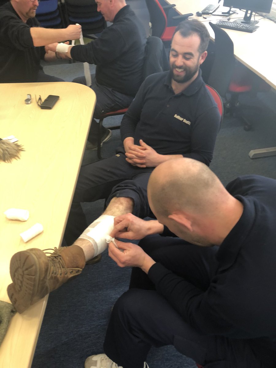 MedicED_'s tweet photo. First Aid At Work for the guys at Balfour Beatty today. They loved the charades and bingo! ππππ» #funfirstaid https://t.co/4CXu8uvVF4
