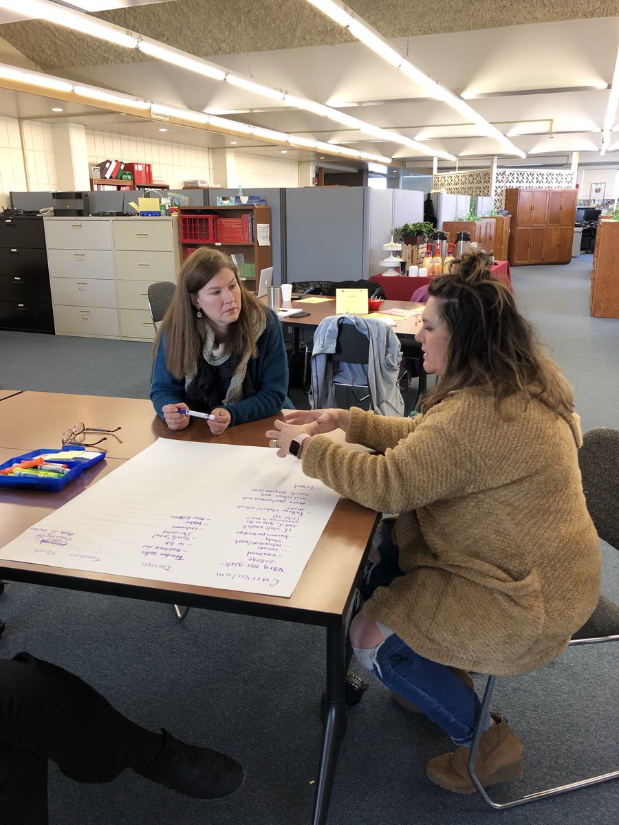 UcmoBlaine's tweet photo. Central RPDC Teacher Academy Grads and guests using design thinking to reinventing schools.  Amazing thinking https://t.co/dXtiHVPQ71