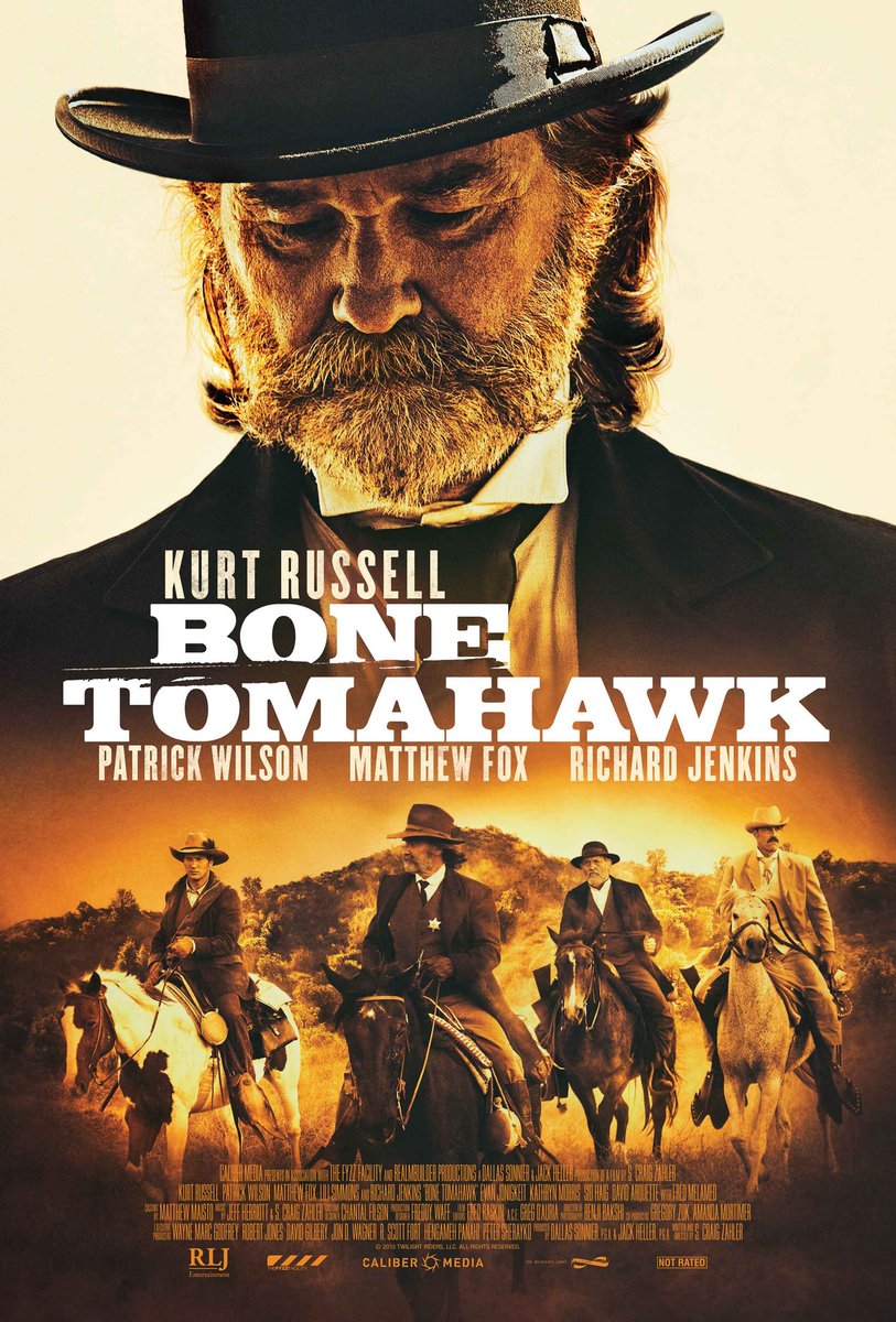 Reel_Sharks's tweet photo. #FilmTwitter Movie of the Day: Bone Tomahawk (2015) Kurt Russell leads a group of men who embark on a mission to rescue people from a savage group of cave dwellers.

#Movie #Review #Recomended #Podcast #podcasters https://t.co/bP2rHAcjTo