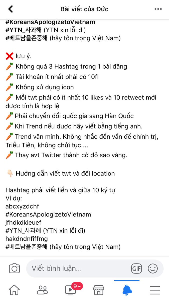 btnhu1's tweet photo. Lưu ý nhé mọi người
#KoreansApologizetoVietnam
 đổi quốc gia khác Hàn Quốc đi
#YTN_사과해 
bị chặn rồi huhu 
#베트남을존중해 https://t.co/4aGLgAk3hx