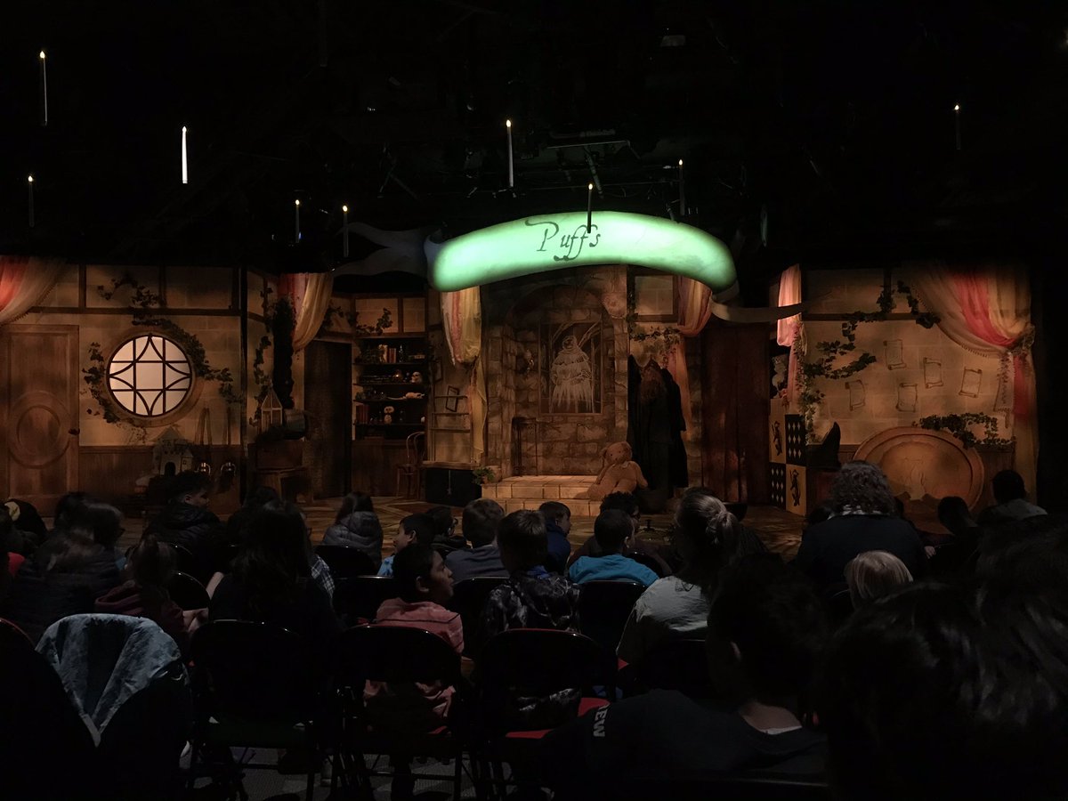 RackersTheatre's tweet photo. Theatre 2 at Puffs or Seven Increasingly Eventful Years at a Certain School today! https://t.co/nHDDiRSscU