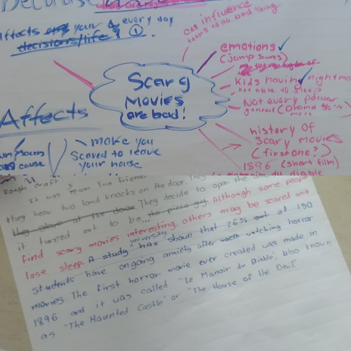 Ms_TCosta's tweet photo. We're practicing writing essay introductions and thesis statements by competing for the best intro! Can't wait to see what they come up with 😊 #essaywriting #introductions #thesisstatement #groupwriting @stthomasmore19 https://t.co/BEdQ3FJCjx