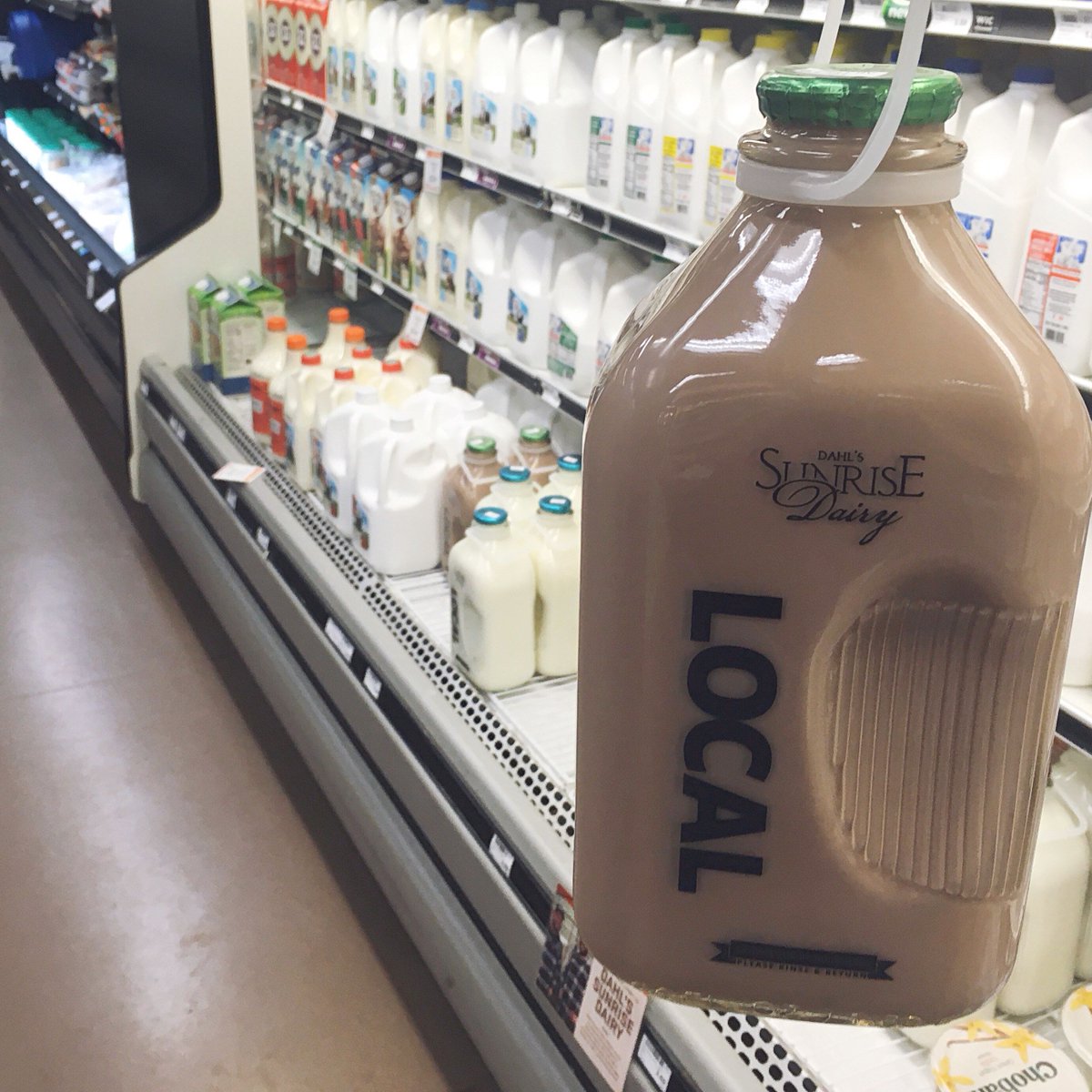 Local chocolate milk in a glass bottle? Yes, please! Dahl’s Sunrise Diary is now offering this yummy chocolate milk for the first time ever. Pick one (or more!) up at the Co-op!