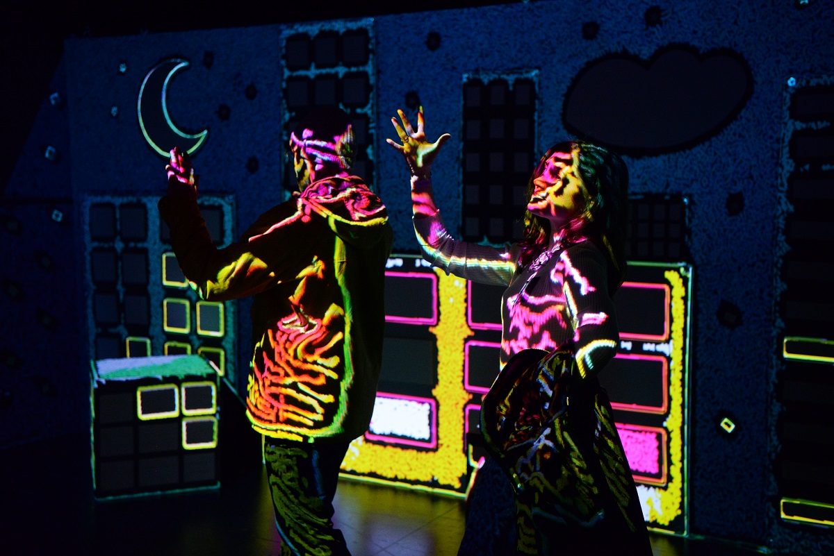 BAM_Brooklyn's tweet photo. “The whole point of the show is to encourage visitors to let their guard down and have fun.” (@bklyner) Experience the 20 highly interactive installations (AR, VR, MR) and six 360° films at #BAMteknopolis, through Mar 8! Tickets: https://t.co/DMs7iQTrR7 https://t.co/VJDxYekVKp
