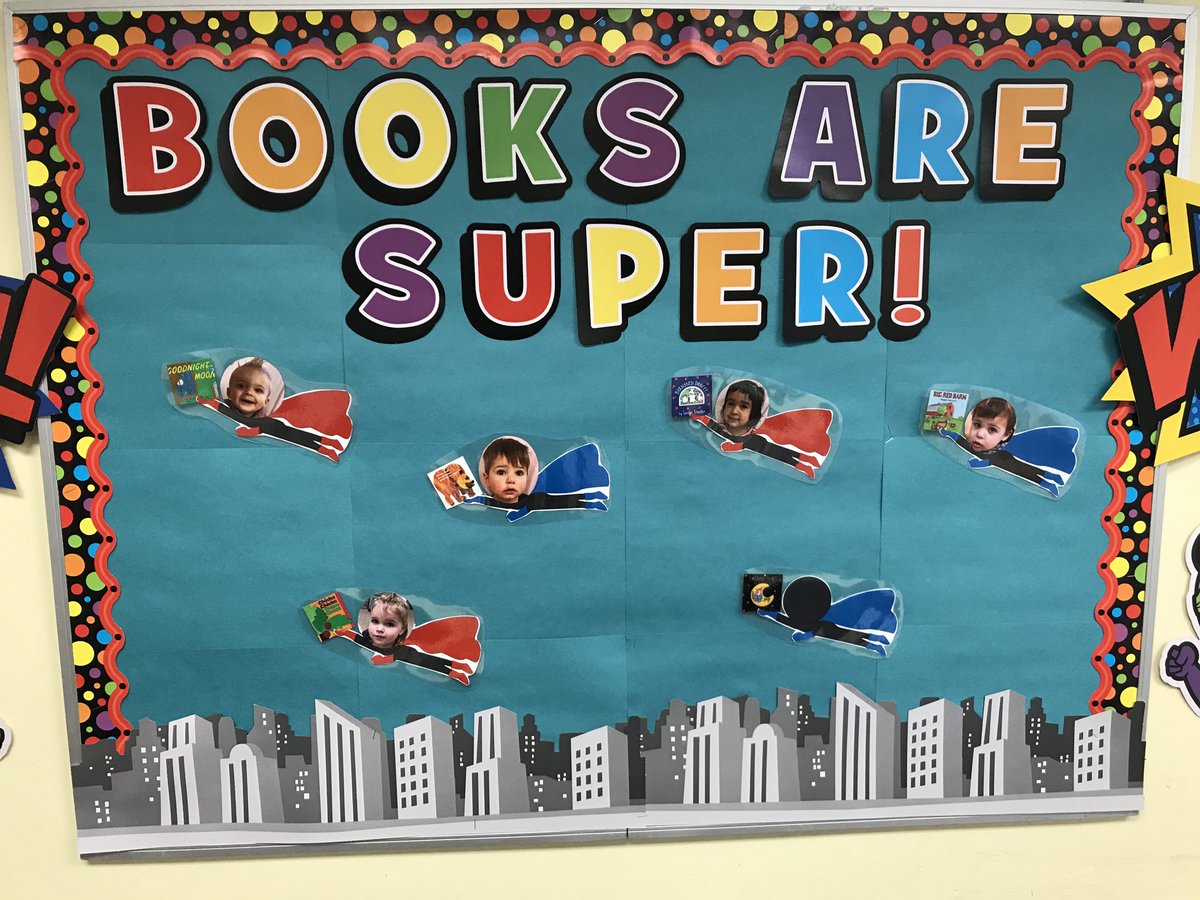davidteddy1020's tweet photo. Dover room getting geared up for March is Reading Month.  This year’s theme: reading is my superpower!  #JenkinsECLC #MIRM https://t.co/y2udDLuIdV