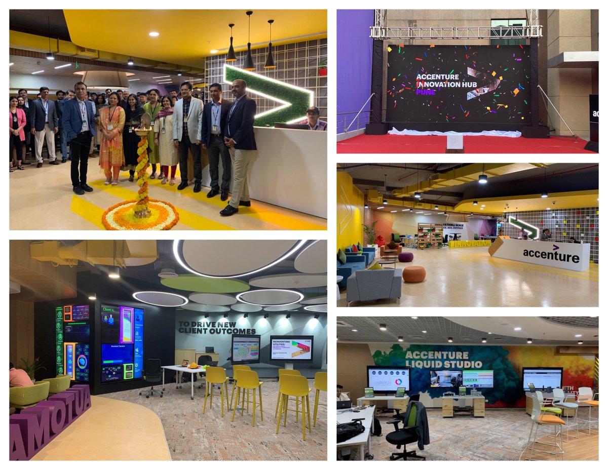 DrBhaskarGhosh's tweet photo. #Innovation has another home in Pune! This is where we predict and prepare for change and shape our clients’ future with rapid technology innovations. Congrats to everyone involved! #InToTheNew @AccentureTech @pauldaugh @mohansekhar @ZuraleMahesh https://t.co/BF8XSV55RN